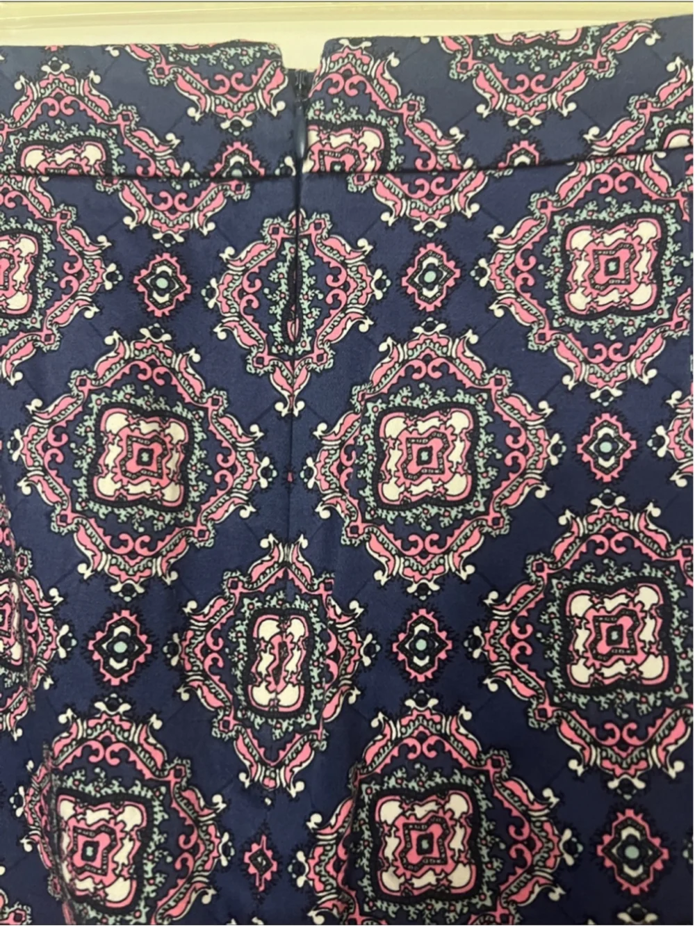 J Crew Geometric Print Pencil Skirt